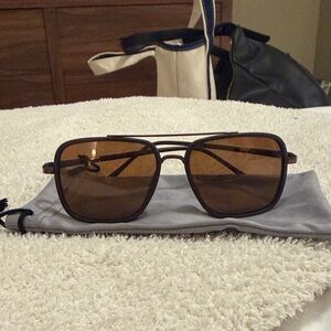 Brown Lens Oversized Sunglasses
